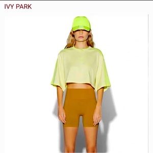 Ivy Park Yellow Crop Top - Size L